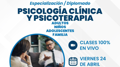 PSICOLOGÍA CLÍNICA Y PSICOTERAPIA ABRIL 2026